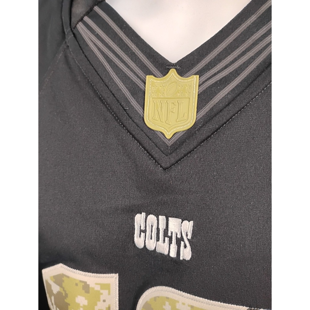 Nike Stitched Salute To Service NFL Colts Jersey #12 Andrew Luck Men XXL - Picture 5 of 16
